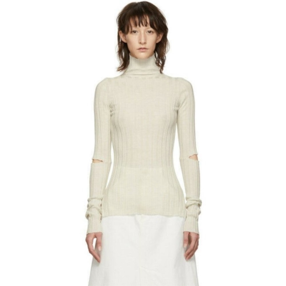 【希少】HELMUT LANG archive Slash Cuff Knit Helmut Lang Slash Rib - Gem